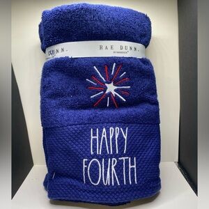Rae Dunn Patriotic Towel Set of 2 for Fourth of July